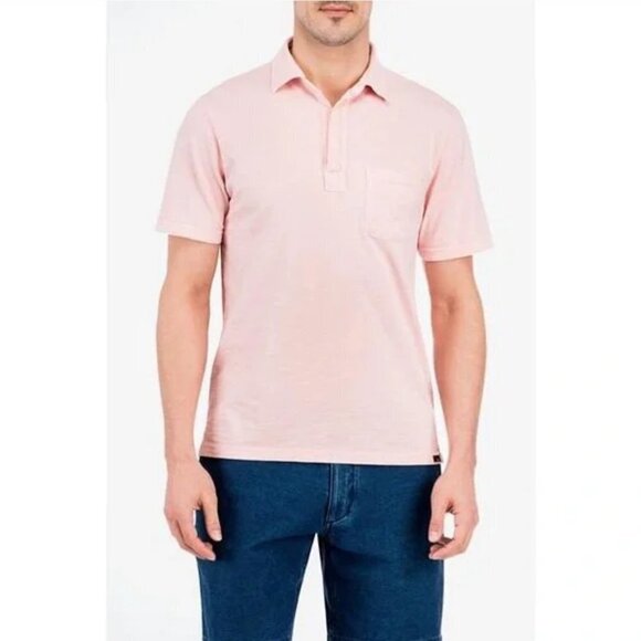 J. Crew Pale Pink 100% Cotton Short Sleeve Polo Shirt Size Large L - Picture 9 of 9